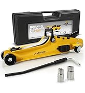 Floor Jack Kit 2 Ton with Case (4,400 lbs) | Car Jack Kit - Hydraulic Low Profile Jack | Trolley ...