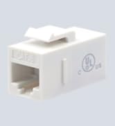 VCE UL Listed CAT6 RJ45 Keystone Jack Inline Couple, Female to Female Ethernet
