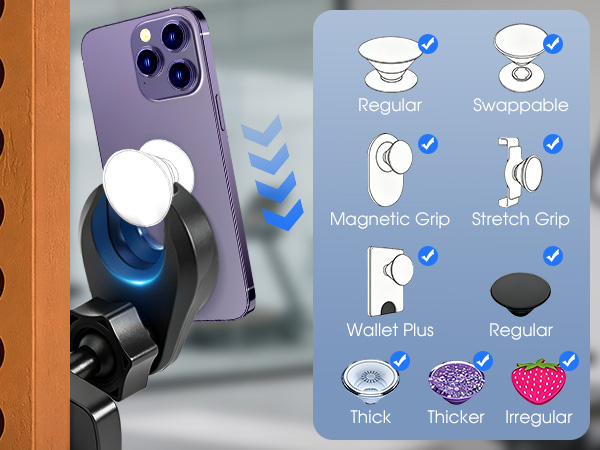 Mount for Pop Socket