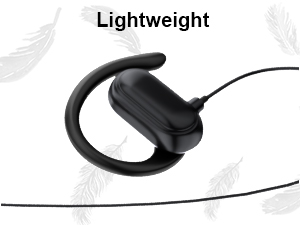 open Air Adjustable Over Ear Hook School Kid Corded Earphone Laptop Wired Earbuds lightweight