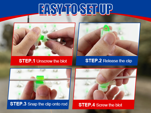 fishing bell clips