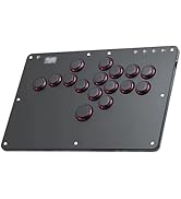 JZW-Shop Haute42 Arcade Stick R16, All-Button Arcade Controller for Switch/PC/PS4/PS3 /Steam Deck...