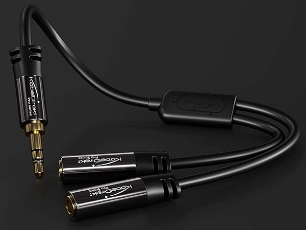 3.5 mm audio-splitters from KabelDirekt