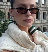 polarized 90s retro oval sunglasses for women