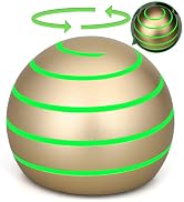 Luminous Desk Spinning Toys for Kids Adults, Metal Kinetic Stress Ball, Optical Illusion Fidget S...