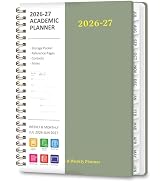 Planner 2026-2027, Weekly and Monthly Academic Year Calendar Planner, July 2026 - June 2027, Dail...