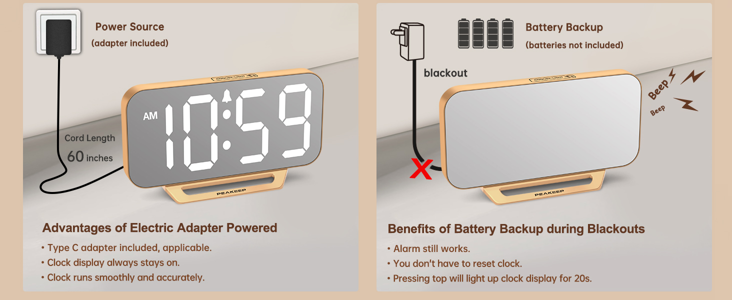 plug clock
