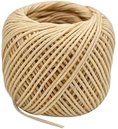 kimairy Beeswax Hemp Wick,200 ft Spool,100% Organic Hemp Wick Well Coated with Beeswax,Standard S...