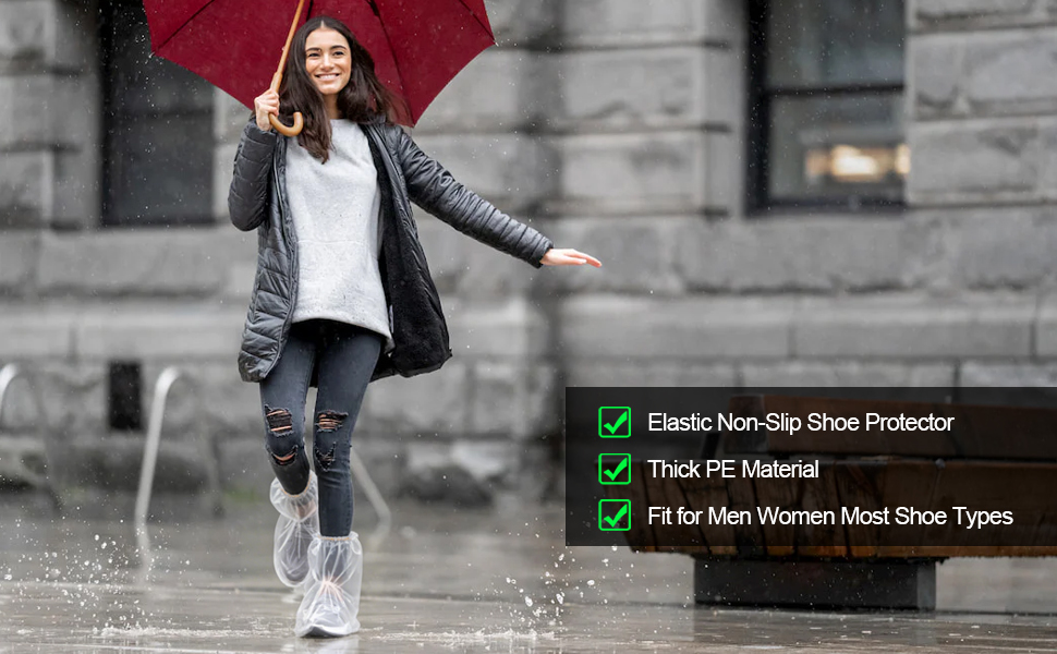 Waterproof Shoe Covers for Rain