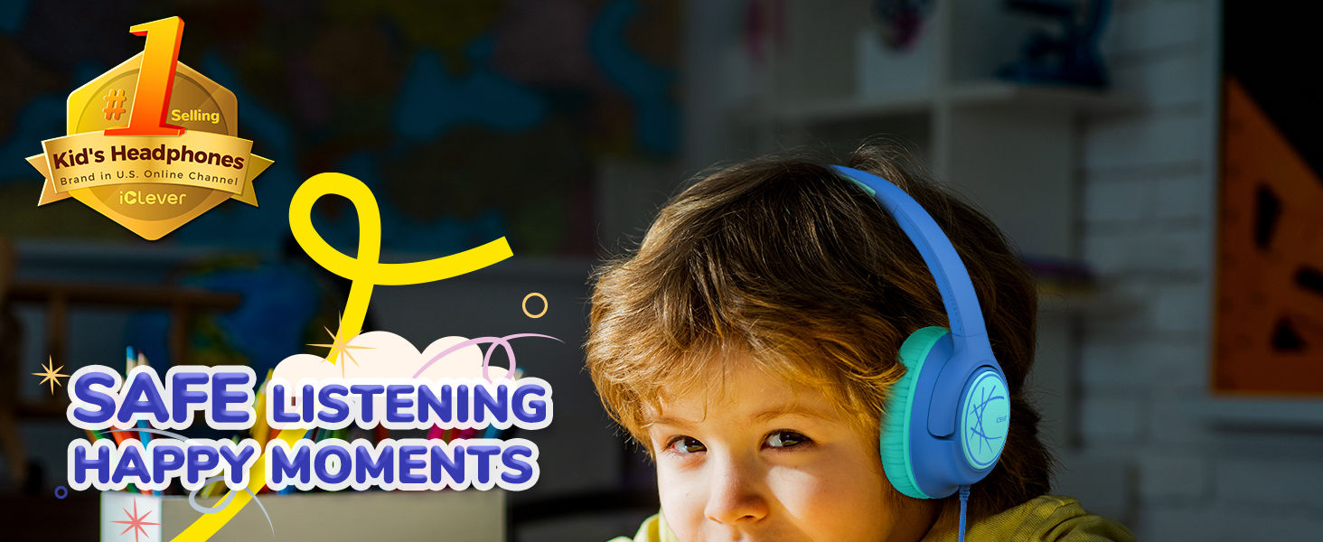 wired headphones for kids