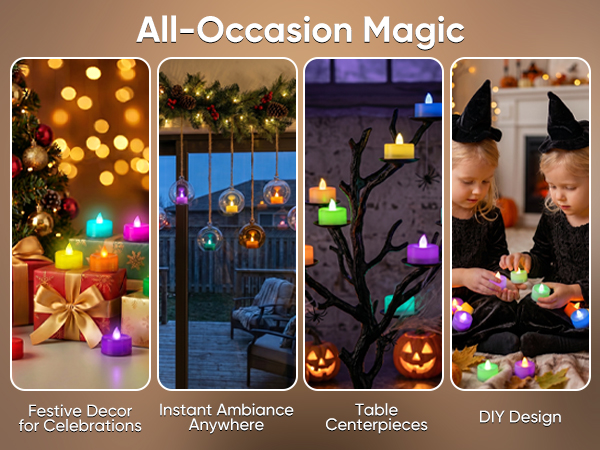 tea lights candles battery operated