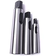 ATOPLEE 3pcs Morse Taper Drill Sleeve Reducing Adapter for Lathe Milling,MT2 to MT1,MT3 to MT2,MT...