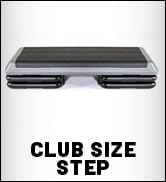 The Step Original Aerobic Platform, Health Club Size Steppers for Exercise with risers for adjust...