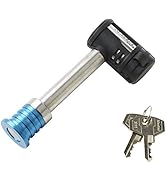 Master Lock 1480DAT Stainless Steel Receiver Lock for 5/8 in. Receiver Hole,Silver