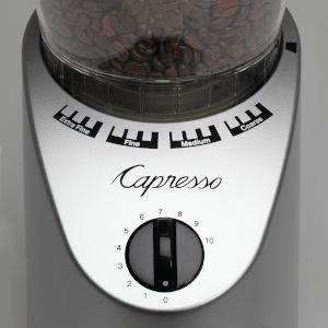grinder, burr, conical, coffee grinder, capresso, precision, safety, coffee beans, best coffee grind