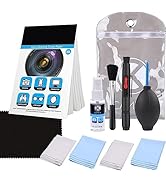 Professional Camera Cleaning Kit for DSLR Cameras (Canon, Nikon, Pentax, Sony) Including 1 Double...