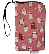 Tainada Women Universal Phone Wristlet Wallet Pouch, Dual Slots Zipper Purse Carry Case Bag for i...