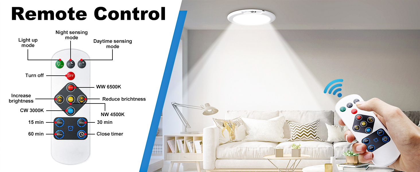 rechargeable ceiling light