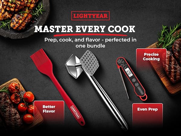 Grillmaster 3-piece BBQ bundle