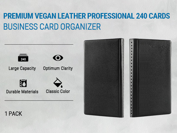 Business Card Holder Book