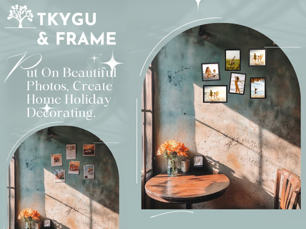 black picture frames/poster frame
