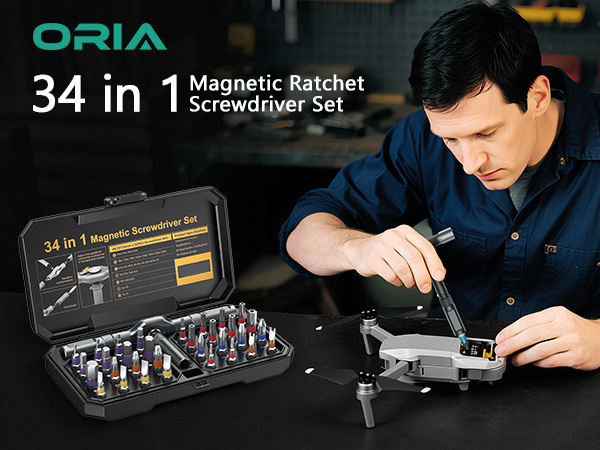 Magnetic Screwdriver Set, DIY Ratchet Screwdriver Set