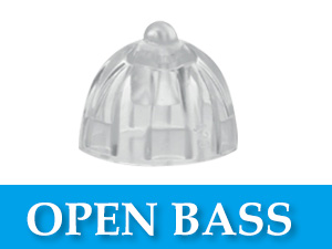 Oticon hearing aid domes open bass