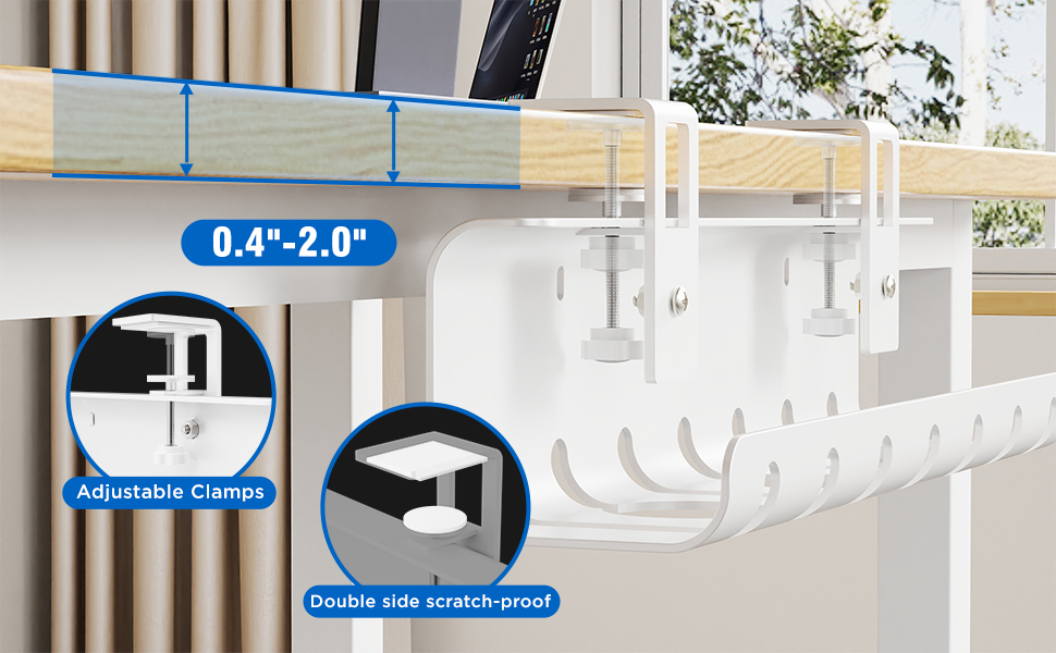 under desk cable management