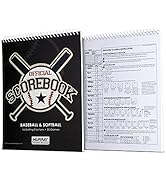 Murray Sporting Goods Baseball &amp; Softball Scorebook - 35 Games Score Book - Side by Side Score Ke...