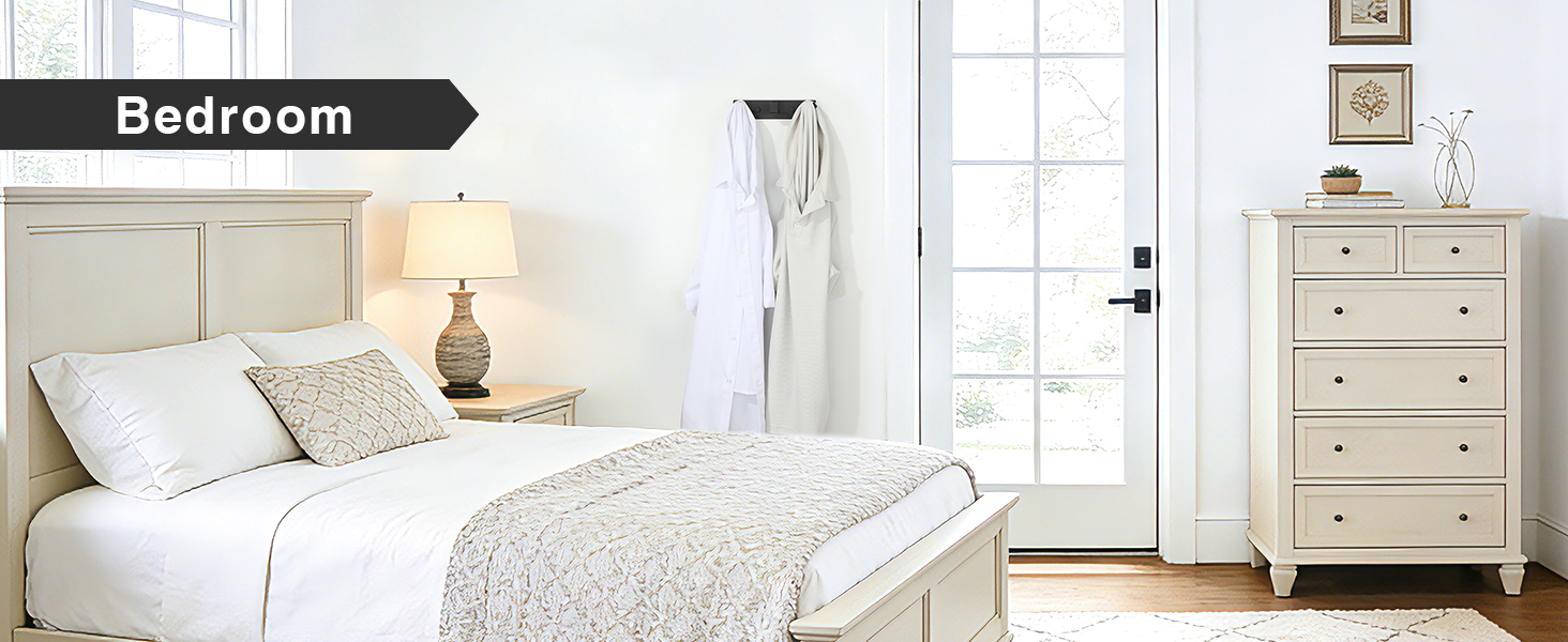 Alise Coat Hooks Wall Mount Hat and Coat Rack