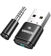 UGREEN Bluetooth 5.3 Adapter for PS5, USB Audio Transmitter with APTX, Connecting Bluetooth Headp...