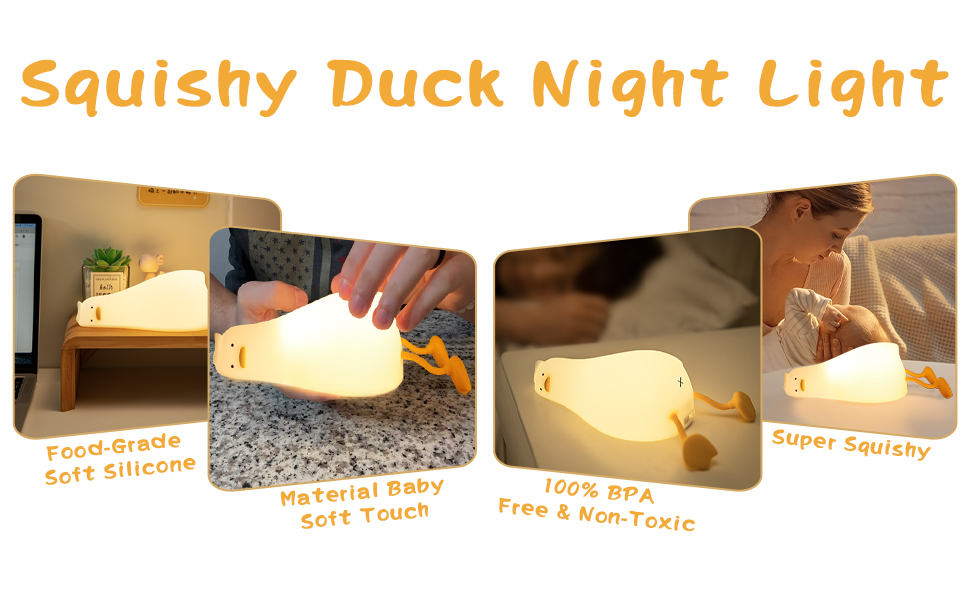 rechargeable silicone night light silicone lay flat night light silicone night light