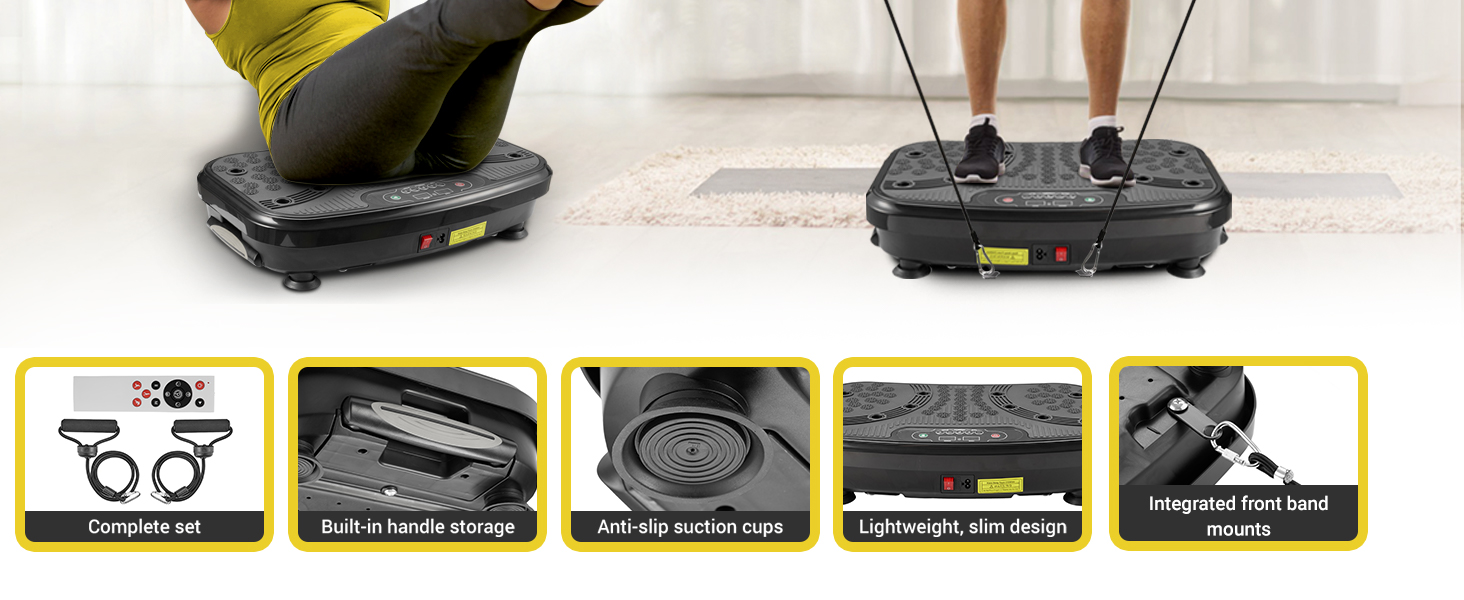 Vibration Plate Exercise Machine for Home Gym