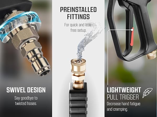 Lightweight, Swivel design