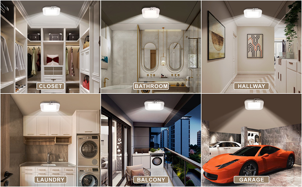 Rechargeable Motion Sensor Ceiling Light
