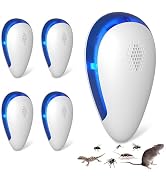 Cozlite 2026 Upgraded Ultrasonic Pest Repeller, 4-Pack Pest Repellent Ultrasonic Plug in for Mice...