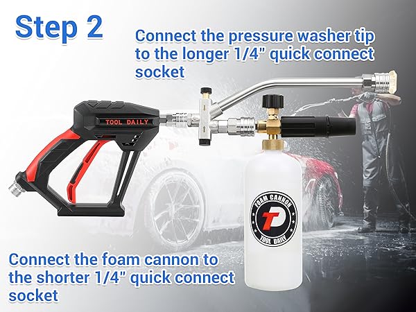 power washer gun foam