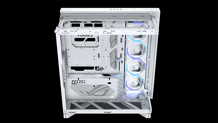 ASUS ROG Cronox ARGB Gaming PC Case - White