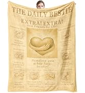 Best Friend Blanket - Bestie Gifts for Women, Sending You a Big Hug, Soul Sister Blanket, Friends...