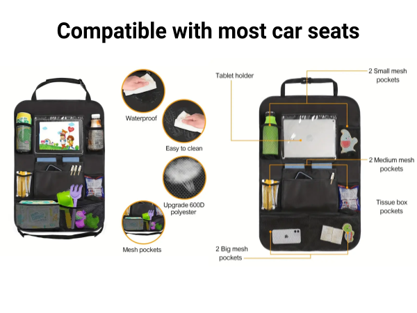 camrest haning backseat organizer 2p set 3m