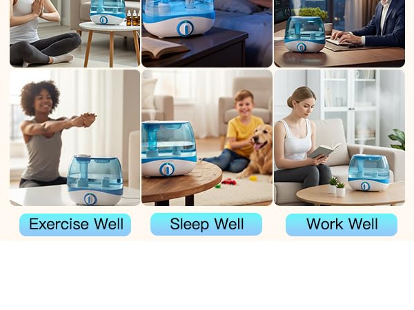 Humidifier for bedroom