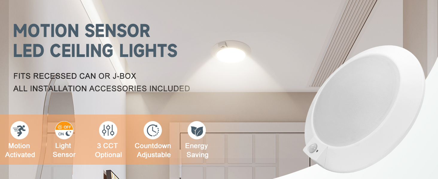 led motion disk light