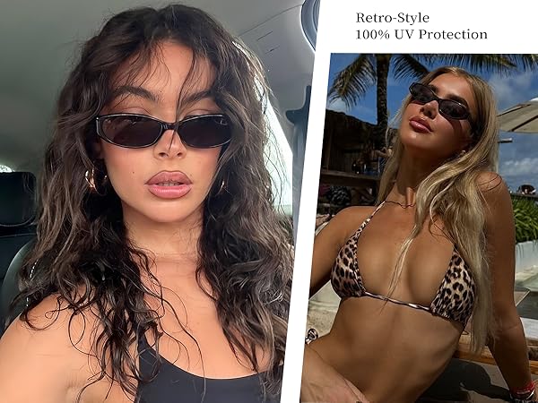 small oval sunglasses