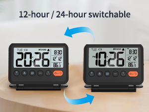 12/24 Hours Time Format