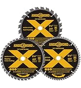 ANGELSWORD 8-1/4 Inch Table Saw Blade/Circular Saw Blade, 24T for Framing&amp;40T for Ripping, Cross ...