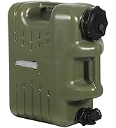 REDCAMP 5 Gallon/18.5L Portable Water Container with Spigot, Camping Water Jug, Water Tank, Porta...