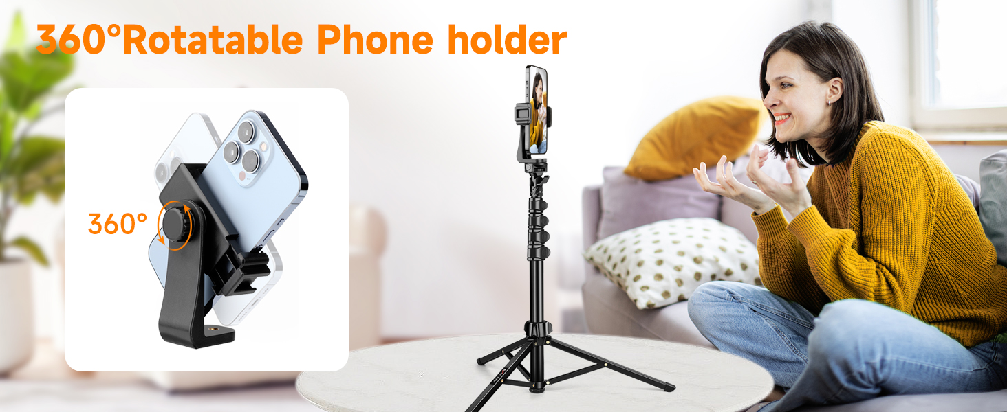Tall Phone Tripod for Recording