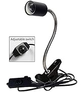 CTKcom UVA UVB Light Bulb Reptile Ceramic Heat Lamp Pet Heating Bulb Holder Clamp Lamp Fixture He...