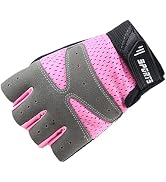 Miokkley Girls Fingerless Bike Gloves, Sport Gloves for 5-12 Year Girls Monkey Bars Rock Climbing...