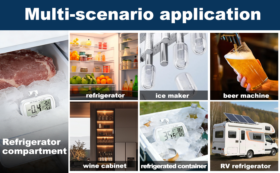 refrigerator thermometer digital